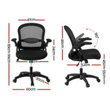 Artiss 2x Mesh Office Chair Computer Gaming Desk Chairs Work Study Mid Back