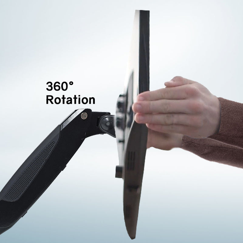 FORTIA Triple Computer Monitor Mount Stand for Desk with 3 Adjustable Arm Holder for 15 to 32 inch Displays