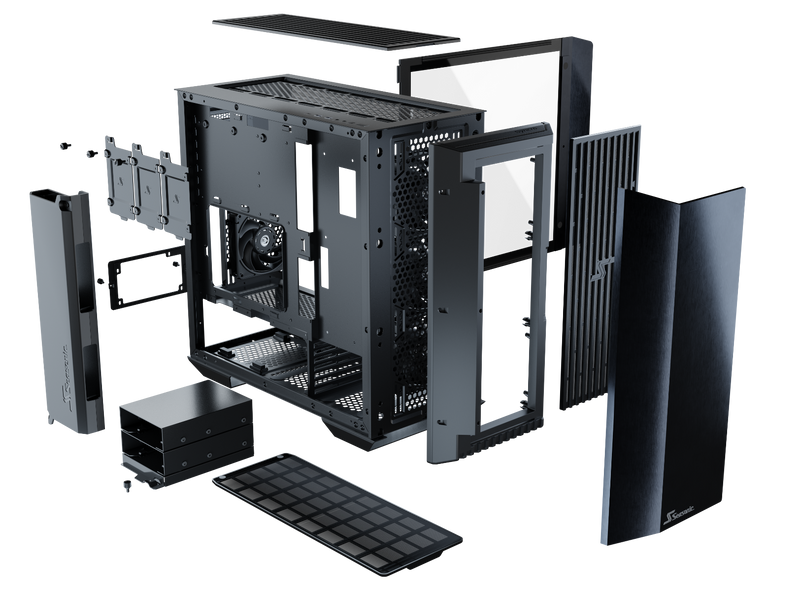Seasonic Syncro Q704 Aluminum Case with Syncro DGC-750 750W 80 Plus Gold PSU & Connect Module RED DOT AWARD WINNER 2021