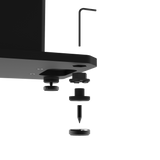 Kanto YU4 140W Powered Bookshelf Speakers with Bluetooth and Phono Preamp - Pair, Matte Black with SX26 Black Stand Bundle