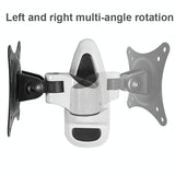 Universal Swivel Wall Mount for Computer Monitors - White