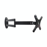 Universal Swivel Wall Mount for Computer Monitors - Black